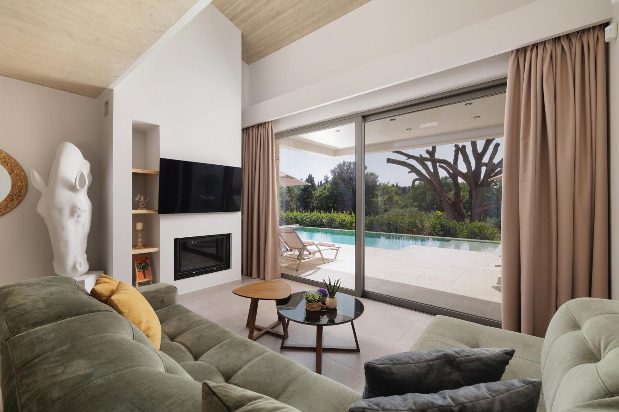 My Mediterranean Corfu Luxury With Private Swimming Pool Villa Kontokali